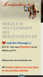 Mobile Screenshot of herzfunken.de