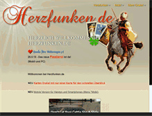 Tablet Screenshot of herzfunken.de